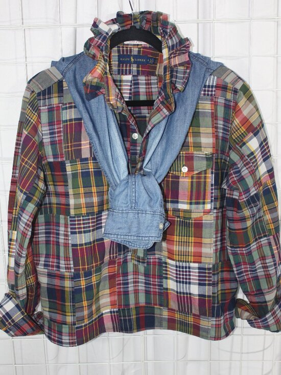 Ralph Lauren Tops - Ralph Lauren Ruffle Collar Shirt